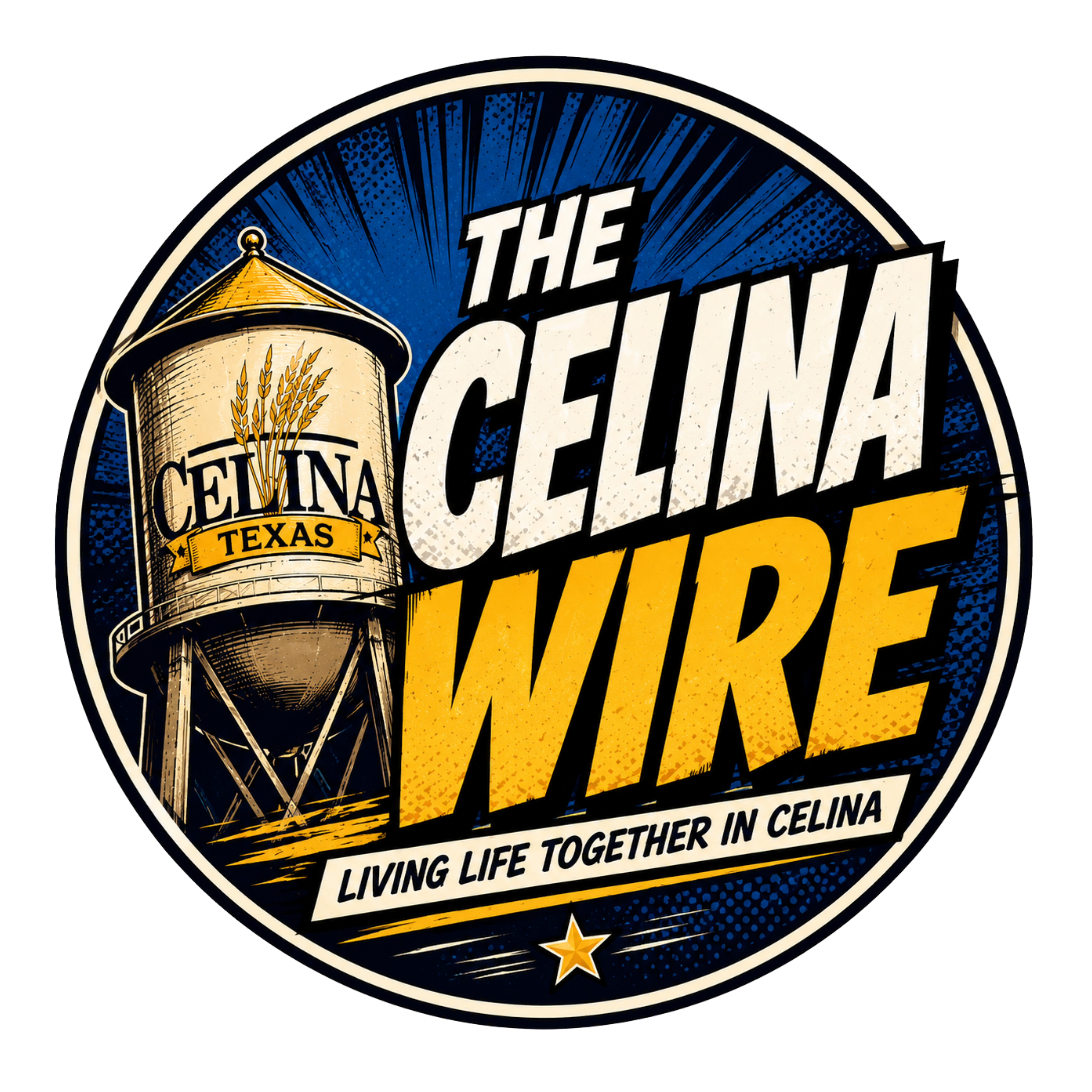 The Celina Wire — Celina, Texas water tower at sunrise